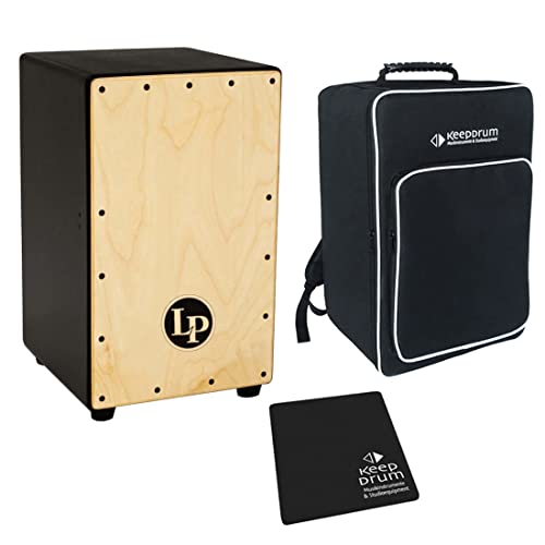 LP Latin Percussion LP1426 - Cajon regolabile + custodia Keepdrum + pad CP-01