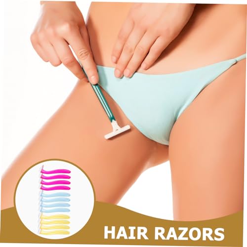 DOITOOL 15 Unidades depiladores de perna navalhas para mulheres aparador lâminas de barbear feminina
