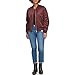 Levi's Women's Relaxed Bomber Jacket, Dark Chocolate