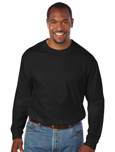 Harbor Bay by DXL Men's Big and Tall Sweat Resistant Long-Sleeve T-Shirt