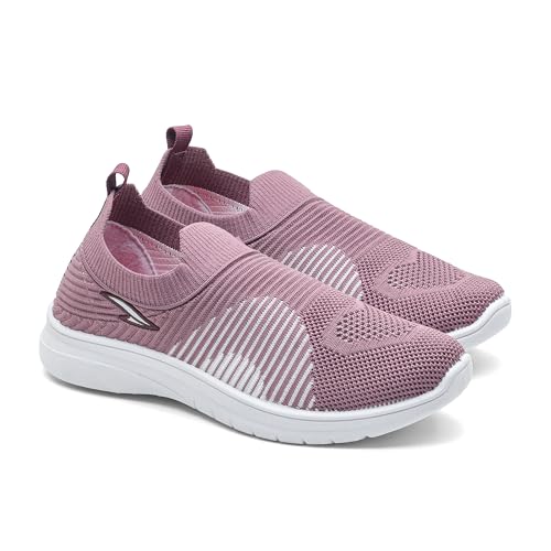 Image of ASIAN Melody-51 Women's Walking Shoes | Ultra-Light Sneakers with Soft Cushion Support, Flexible Sole, Breathable Warm Upper & Slip-On Comfort for Daily Walks & Travel