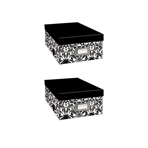 Pioneer Black & White Photo Storage Box-six Assorted Designs (2, Assorted Designs)