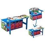 Delta Children Kids Convertible Activity Bench - Greenguard Gold Certified, Disney Mickey Mouse
