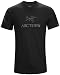 Arcteryx Arc'word SS T-Shirt - Men's Black / Iron Anvil Large