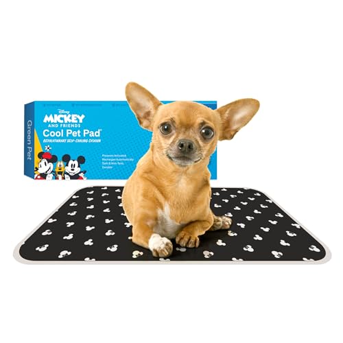 The Green Pet Shop Cool Pet Tapis pour chien et chat de 0 à 3,6 kg – Tapis auto-rafraîchissant et activé par pression pour chiens et chats de 0 à 3,6 kg...