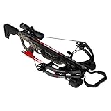 Barnett Explorer XP385 Veil Camo Hunting Crossbow - Fast, Lightweight, Compact, Premium Crossbow with Adjustable Buttstock, Triggertech Trigger, Rope Hold Groove, Side Mount Quiver