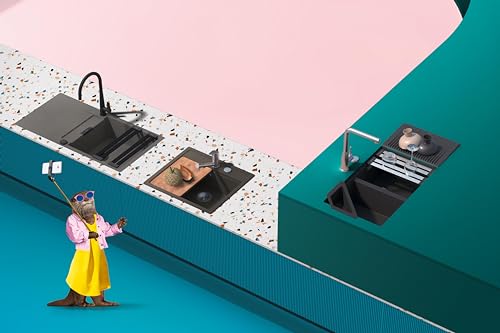 Évier de cuisine résistant Cristalite SCHOCK Primus grande cuve