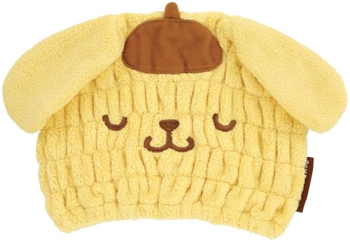スケーター(Skater) 吸水速乾 タオルキャップ ヘアドライ タオル サンリオ ポムポムプリン ねむねむ TOC11-Aの商品画像（Amazon）