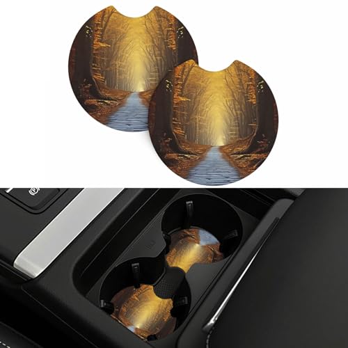 Portavasos para carro 2 unidades negro neopreno miniatura 7