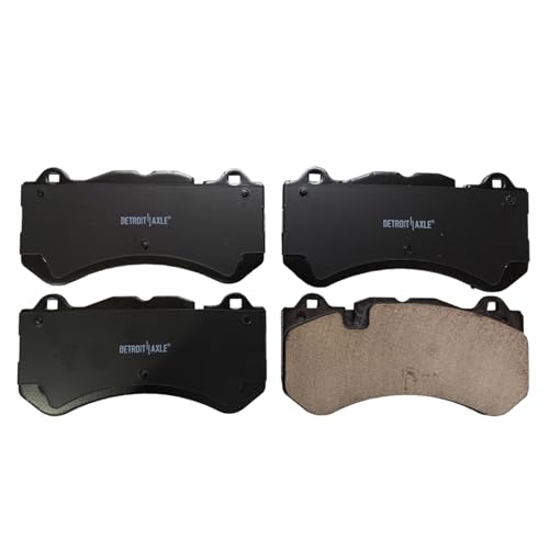 Image of Detroit Axle - Front Ceramic Brake Pads w /Hardware Replacement for 2007 | 2008 2009 Mercedes-Benz CLS63 SL65 AMG