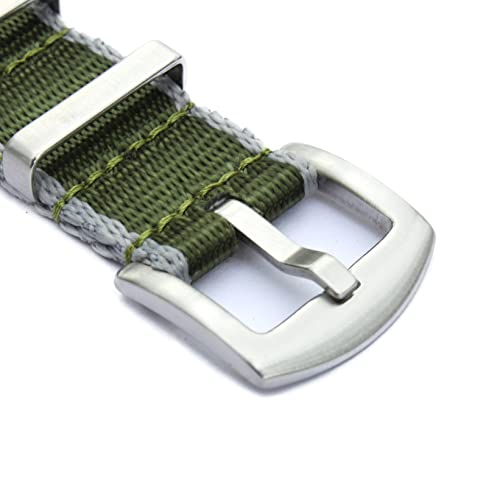 Image of WAMD Seat Belt NATO Watch Straps /Bands - 18mm,20mm,22mm and 24mm Nylon Watch Straps for Watches - Multicolour Options