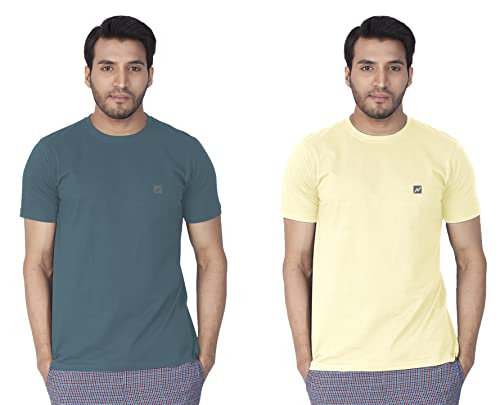 Image of Lux Nitro Pack of 2 Men's Round Neck Tshirt