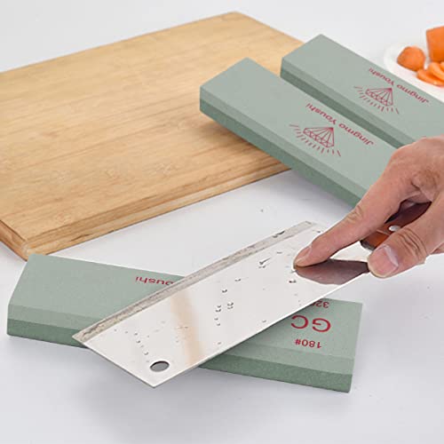 8Inch Whetstone,Sharpening Stone 180/320 Grit Double Sided Wet Stone For Sharpening Chisel Blades, Knives, Scissor Blades #TOP3