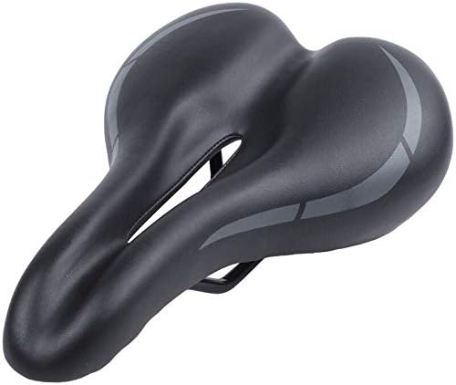 WZ YDTH Bicycle Seat,Bicycle Back Seat MTB PU Leather Soft Cushion Rear Rack Seat Comfortable Bicycle Saddle Seat Leather Bicycle Saddle Bike Seat