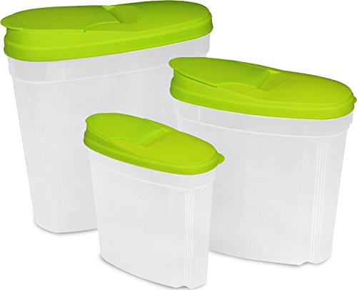 Utopia Kitchen Food Container (Green, 3-Pack) - Reusable, Environment Friendly, Multipurpose for Home, Kitchen or Restaurant Use
