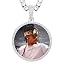 09 Medium Circle Shape(Silver)+Tennis Chain