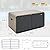 Domi 260 Gallon Resin Deck Box, Waterproof & UV-Resistant Outdoor Large Storage Box Lockable Storage Bin for Patio Cushions Pool Supplies Garden Tools and Delivery Storage