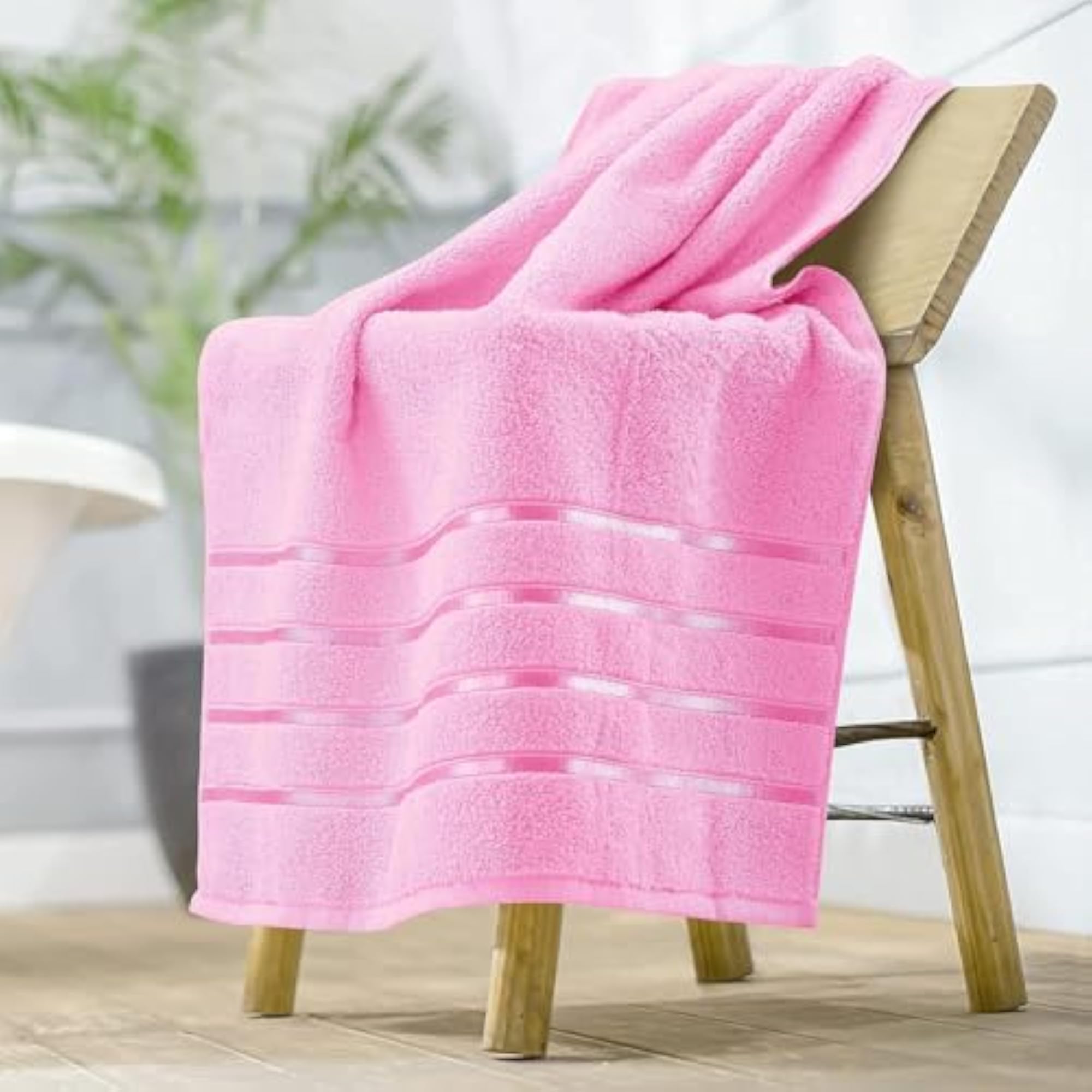 100% Cotton Bath Towel, Large Size, 450 GSM