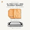 XL Prep Tub & BBQ Blanket Gift Bundle: (2) XL Prep Tubs + (2) Meat Resting Blankets - Ultimate BBQ Gift for Pitmasters, Brisket, Ribs, Pulled Pork & Outdoor Cooking #1