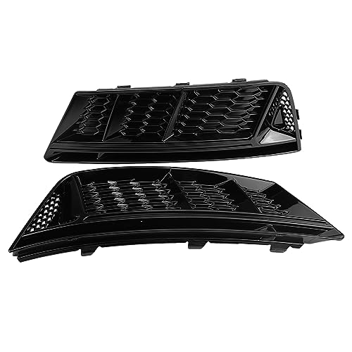 Grilles de phares antibrouillard noir brillant S4 pour rénover un pare-chocs usé