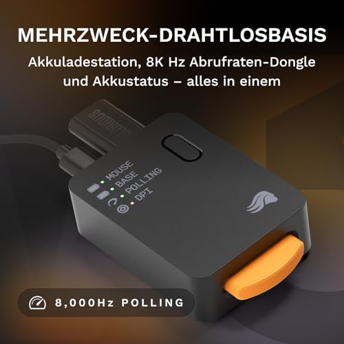 Glorious Model O3 Wireless, Schwarz, GLO-O3-WL-BLK