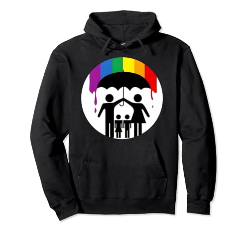 Regenbogen Schutzschirm Patrioten Pullover Hoodie