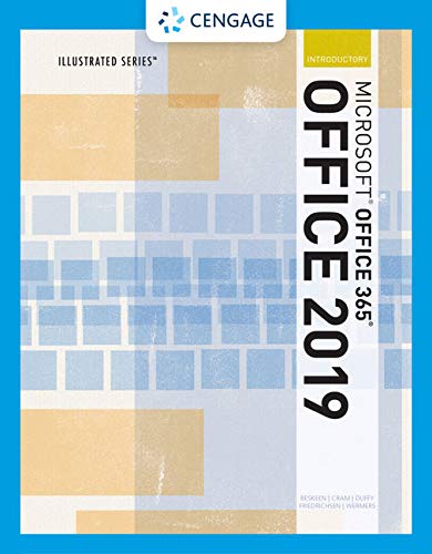 Cengage Learning Illustrated Microsoft Office 365 & Office 2019 Introductory, Loose-Leaf Version