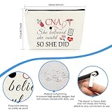 CNA Gift Makeup Bag for Women Certified Nursing Assistant Gifts CNA Week Gifts Cosmetic Pouch Inspirational Gift for CNA Appreciation Gifts Christmas Birthday Graduation Gift for CNA Nurse