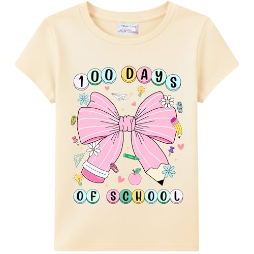 Image of 100 Days of School Shirt Girls and Kids Unicorn Heart Shirt