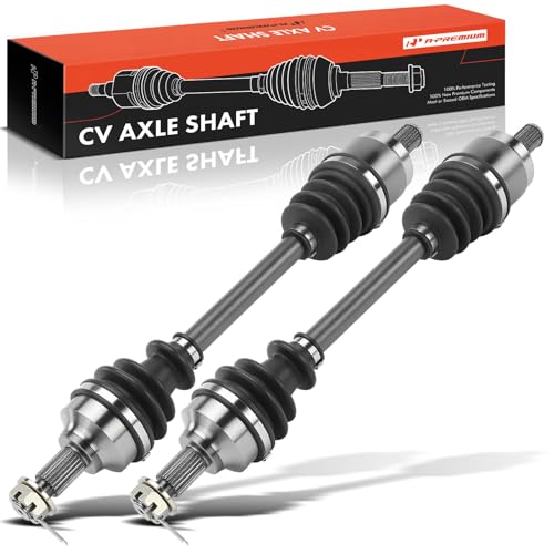 A-Premium Pair (2) Rear CV Axle Shaft Assembly Compatible with Honda Foreman 500 2017-2019, Foreman Rubicon 500 2015-2019, Rancher 420 2015-2019, Driver and Passenger Side, Replace# 42220-HR6-A61