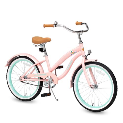 ACEGER Girls Beach Cruiser Bike for Kids 5-13 Years Old...