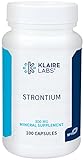 Klaire Labs Strontium - Hypoallergenic 300 Milligrams Bioavailable Strontium Citrate for Bone &...