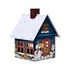 Crottendorfer - Casetta per incenso in metallo con porta incenso incluso, per coni di misura M - Dimensioni: 7,2x7,8x9,8 cm - Motivo: Pasticceria di Natale - Prodotto in Germania