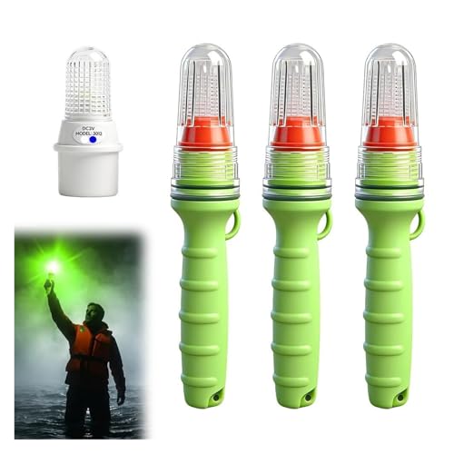 Fusées éclairantes pour bateaux avec éclairage LED rouge