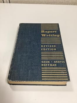 Hardcover Report Writing - Revised Edition Book