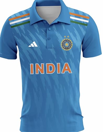 Indian Cricket Fan Jersey for Men 2023 (38) Sky Blue (B0CLGW1YYJ) Amazon Price History, Amazon Price Tracker