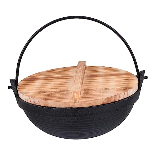 Casserole fonte suspendue idéale pour cuisiner en extérieur lors de vos pique-niques
