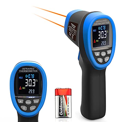 Image of BT-1800C Pyrometer -58F ~3272F (-50~1800℃) IR Temp Gun, D:S 50:1 High Temperature Infrared Thermometer for Industrial HVAC Forge Furnace Metal Smelting (NOT for Human Temp)