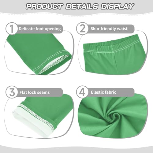 Clover Green Girls' Leggings Yoga Leggings Pants Dance Tights Trousers Girls Athletic Leggings, 4T3