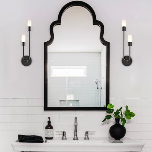 Image of HYDELITE Black Wall Sconce Modern Sconces Wall Lighting Industrial Bathroom Vanity Light for Bedroom Living Room Kitchen