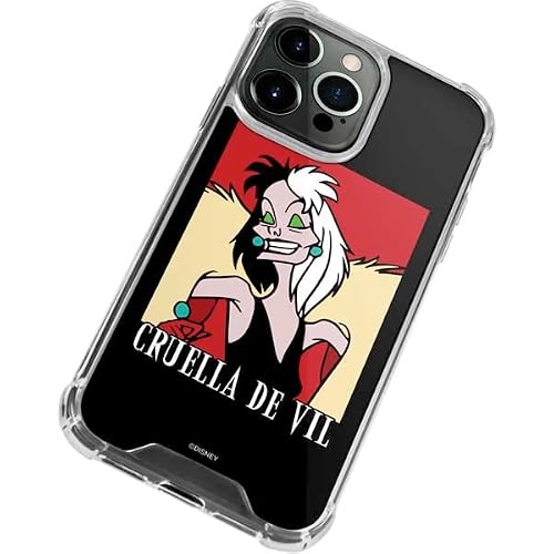 Skinit Clear Phone Case For Iphone 14 Pro - Officially Licensed Disney Cruella De Vil Design #TOP2
