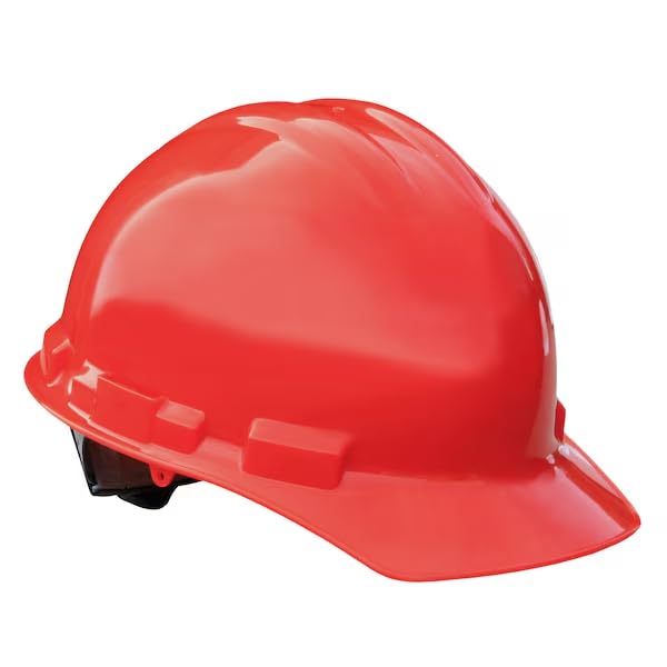 Hard Hat, HDPE, Type 1, Class E, Red, Mfr: GHR4-RED-A