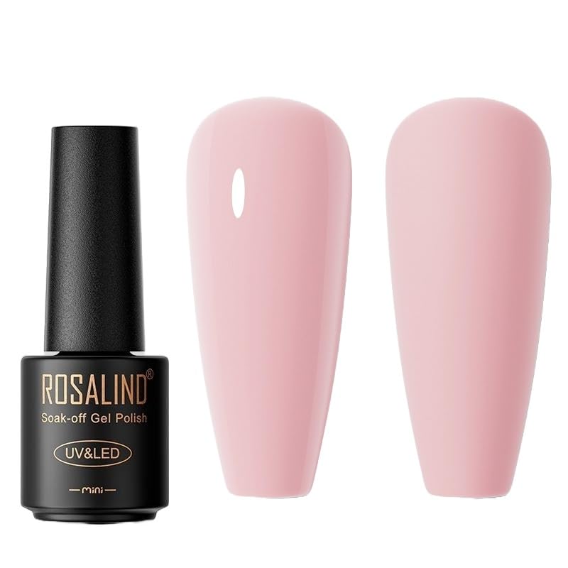 ROSALIND UV Gel Polish Soak Off 7ml Nailpolish from BELLE GAGA Pure Color Nail Gel Bright For Nail Art Nail Polish Need LED/UV Lamp to Cure (C111)-image-46