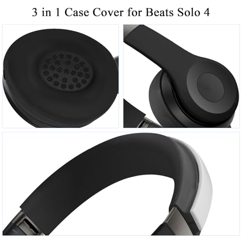 Casque Solo 4 protégé en voyage avec ces coques silicone noires anti-chocs - 4