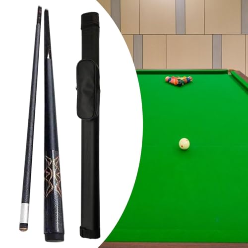 Taco de billar portátil de fibra de carbono ergonómico 147 cm miniatura 4