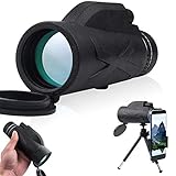 【Telescopio portátil】El tamaño del telescopio es de aprox. 17 cm x 7 cm x 10 cm. Puedes sostener el telescopio con una sola mano y ajustar el enfoque de forma rápida y precisa para encontrar el objetivo. El tamaño de una mano también puede ser cómodo para llevar contigo