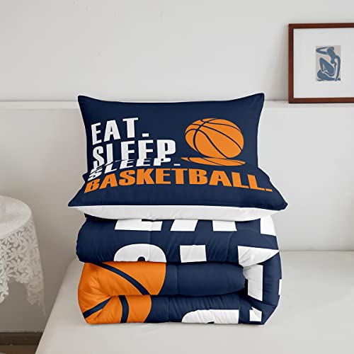 Image of Feelyou Basketball Bedding Set King Size 3Pcs for Boys Girls Women Men