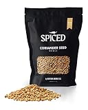 SPICED Whole Coriander Seeds 4 Oz. of Gourmet Coriander Seeds for Curry, Rubs, Salads and Crunchy Ga