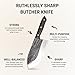 COOLINA Galba Butcher Knife, Full Tang Wide Blade, All-around Kitchen Knife for Meats and Bones