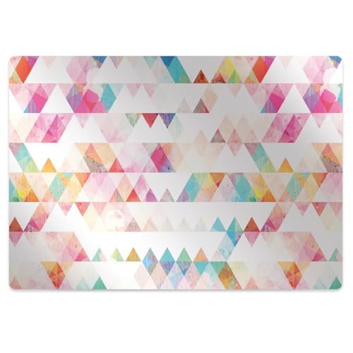 Tapis de chaise antidérapant et imperméable en PVC rectangulaire